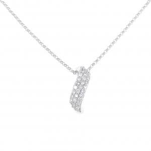 K18WG pave Diamond necklace
