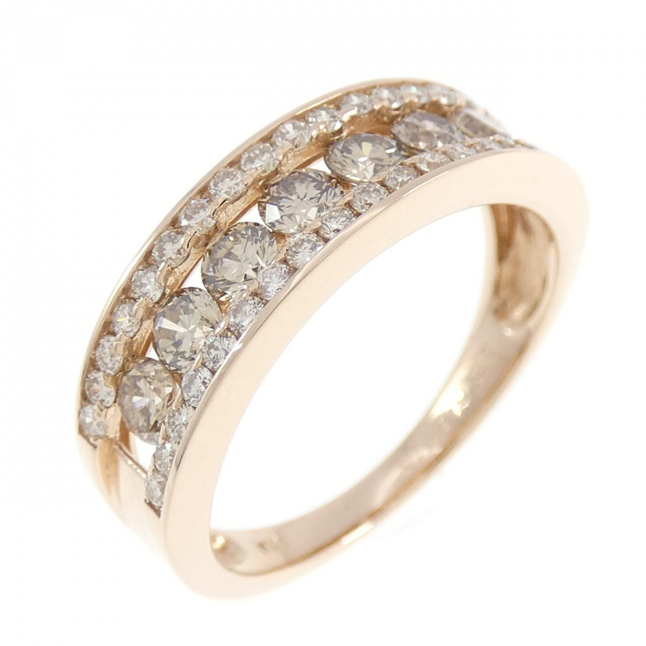 K18PG ダイヤモンド リング 0.60CT