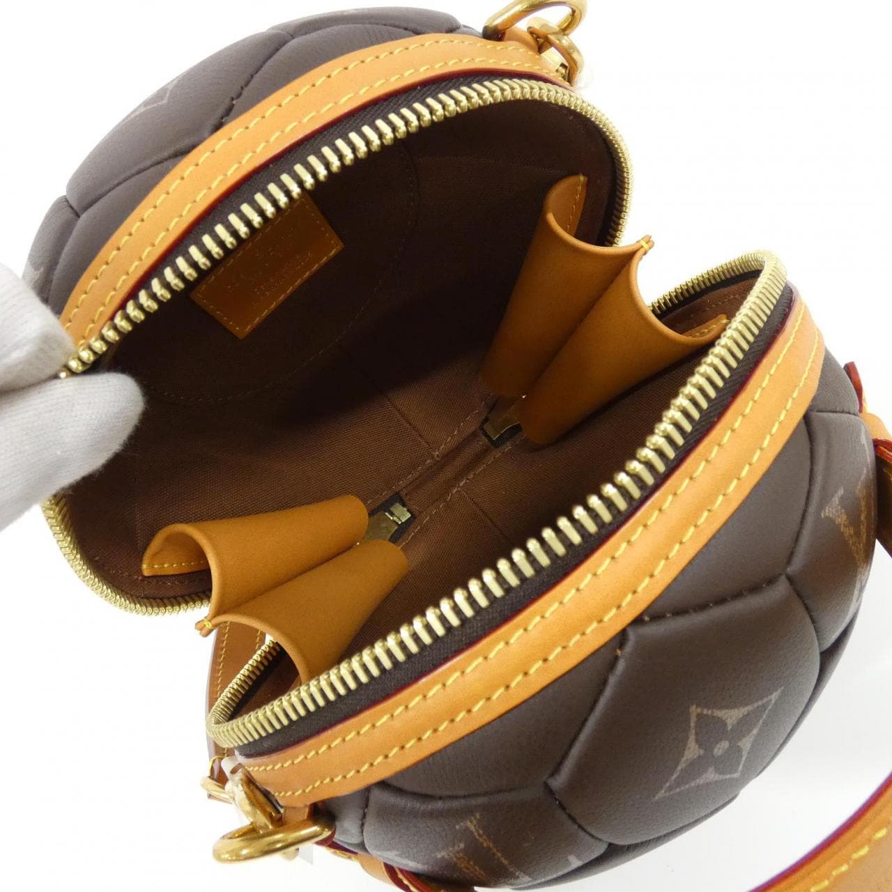ルイヴィトン モノグラム レザー サッカーボール バッグ M13894 バッグ