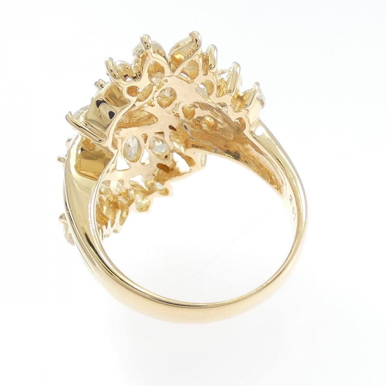 K18YG ダイヤモンド リング 2.67CT