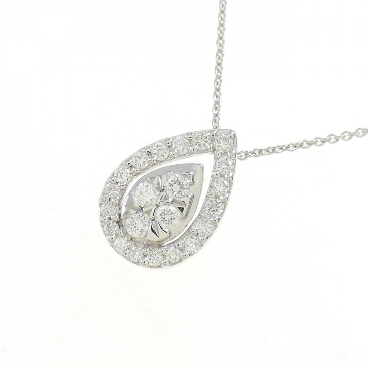 750WG ダイヤモンド ネックレス 0.21CT