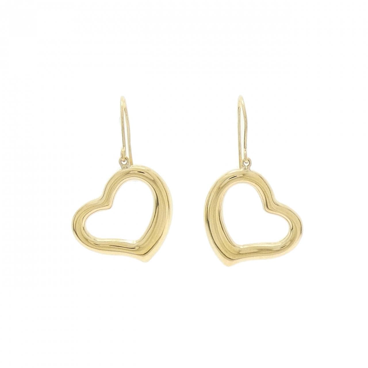 【新品】K18YG ハート ピアス