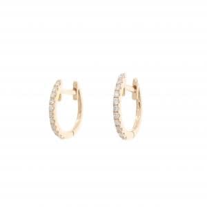 750PG ダイヤモンド ピアス