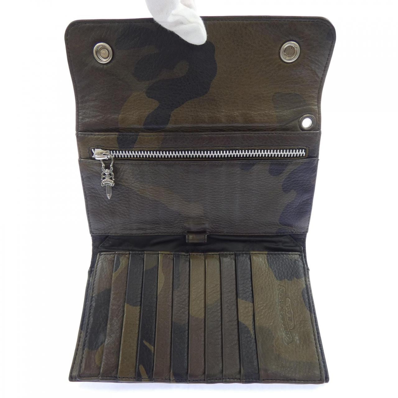 クロムハーツ CHROME HEARTS WAVE CROSS BTN CAMO 302014801E01XXX001 WALLET