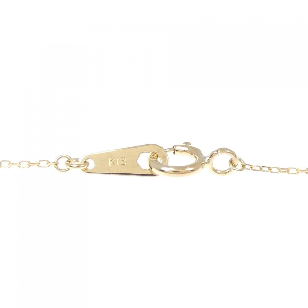 K18YG(枠) コイン ネックレス