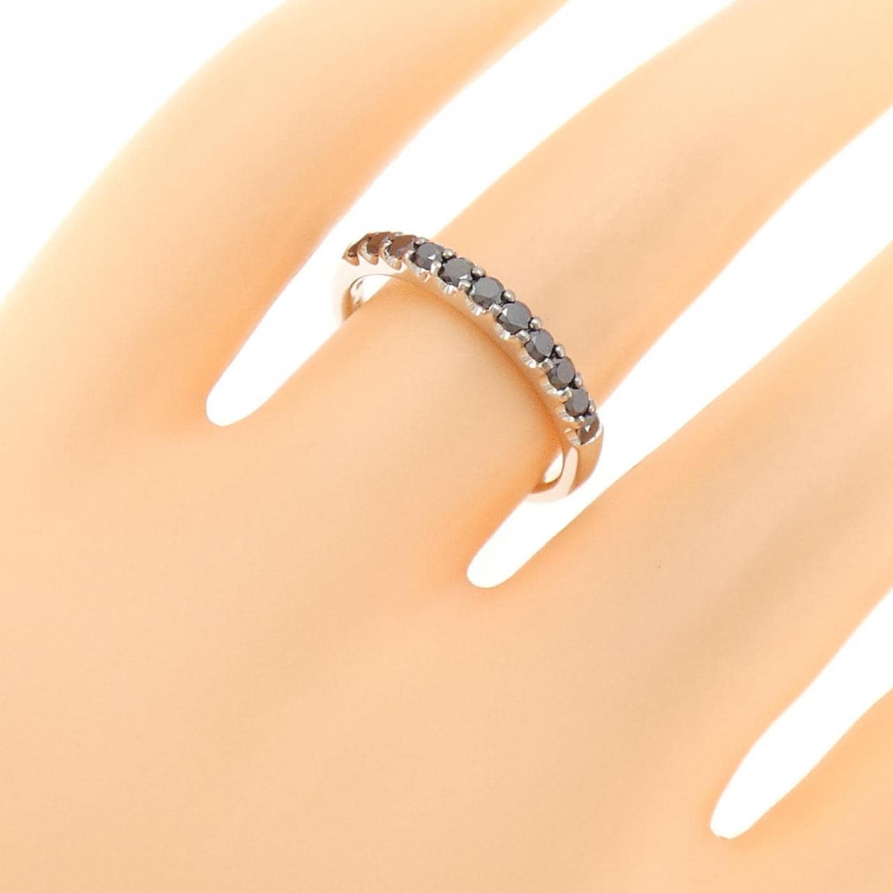 K18WG ダイヤモンド リング 0.35CT