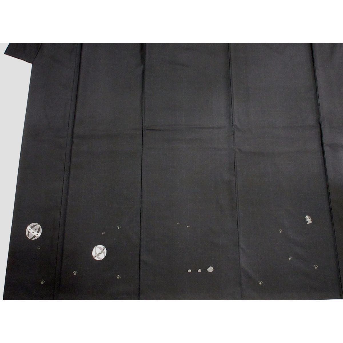 訪問着　縞大島紬　友禅加工