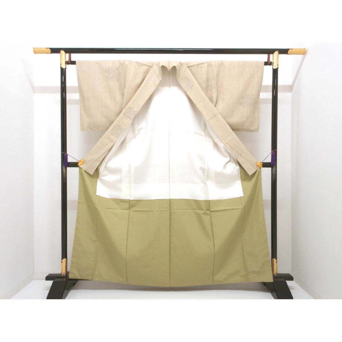 【未使用品】紬　証紙付【本場結城紬】