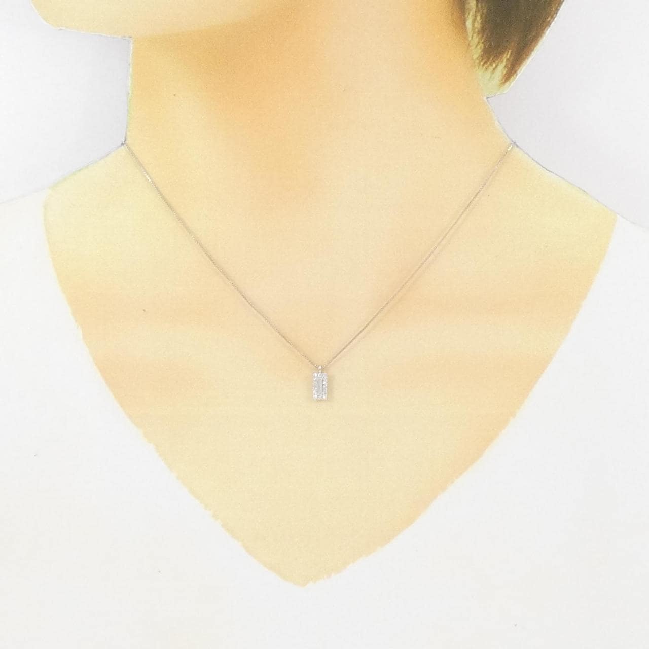 PT ダイヤモンド ネックレス 0.05CT