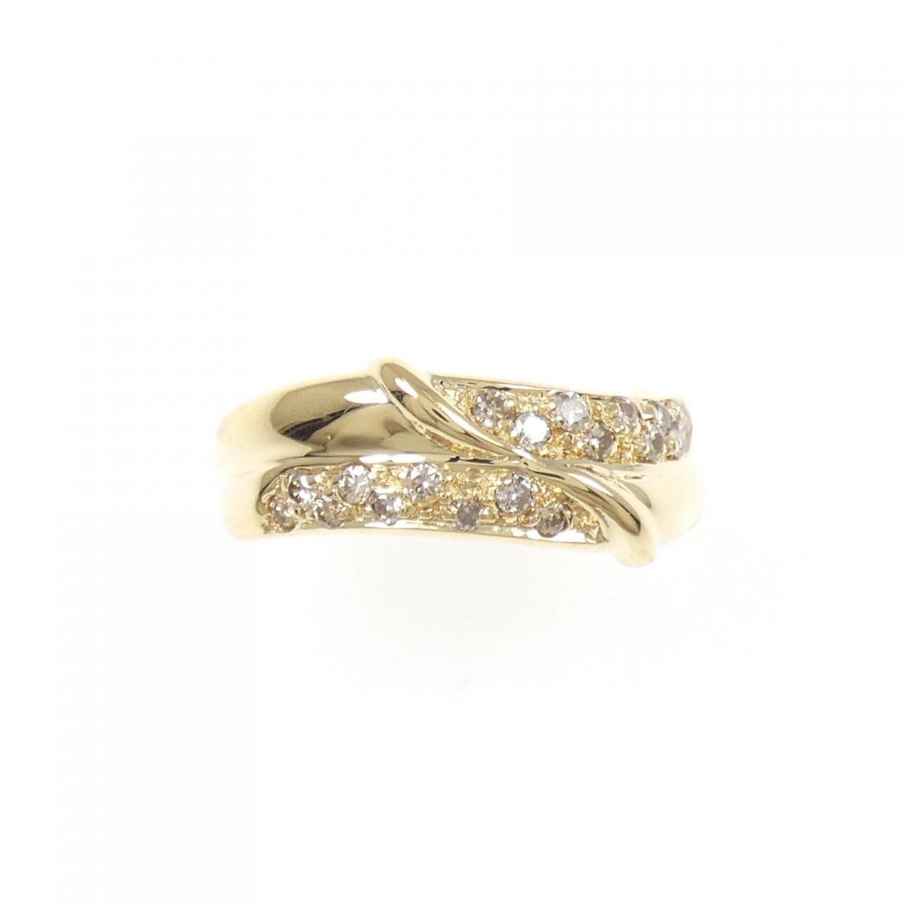 K18YG ダイヤモンド リング 0.21CT