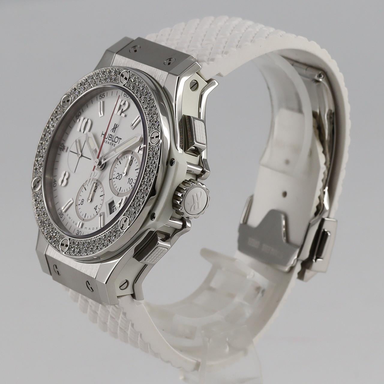 ウブロ ビッグバンオールホワイトダイヤモンド 301.SE.230.RW.114 SSxセラミック 自動巻