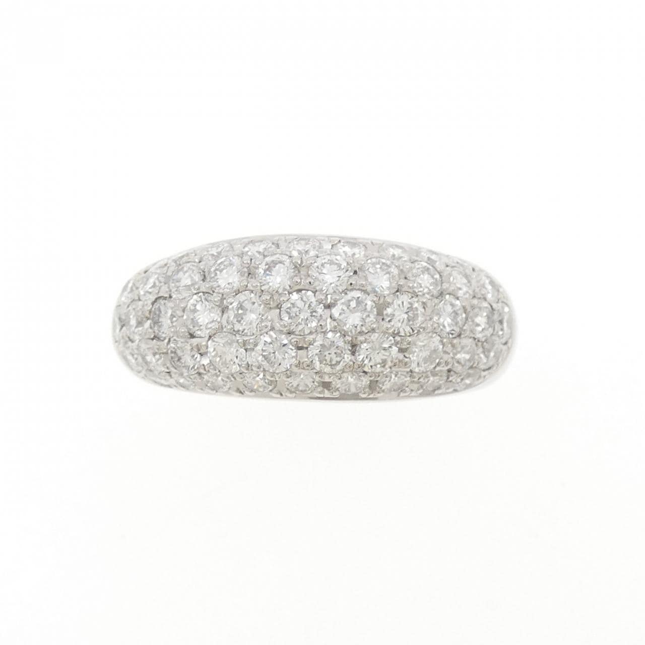 PT900 密镶钻石戒指 1.50 克拉