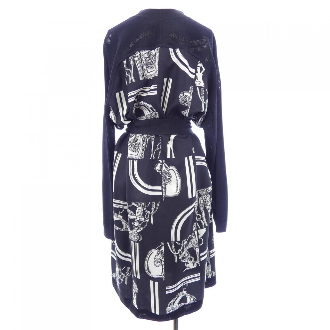 エルメス HERMES EN DESORDRE FINESSE 4E2831DQ ツイルレーヌ ロングカーディガン