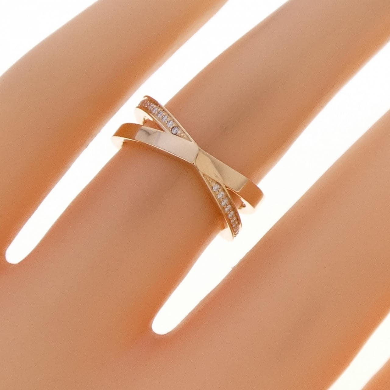 ティファニー Xナロー リング 0.08CT