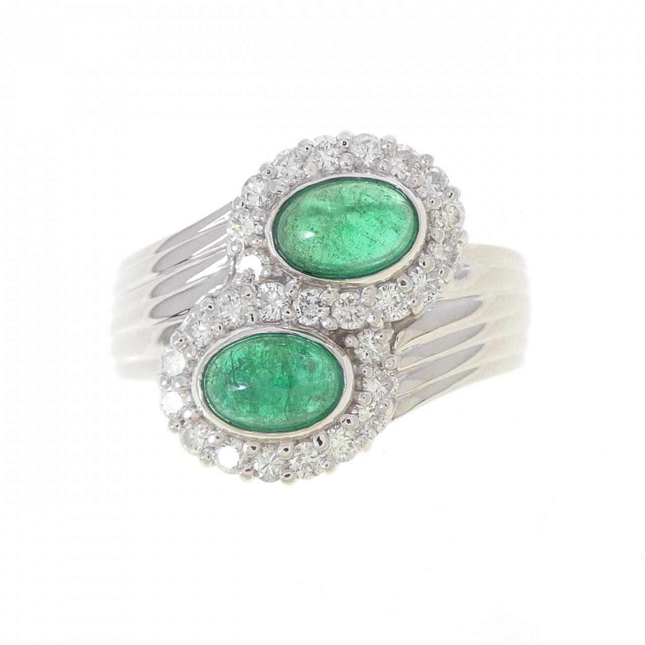 PT900 エメラルド リング 0.97CT
