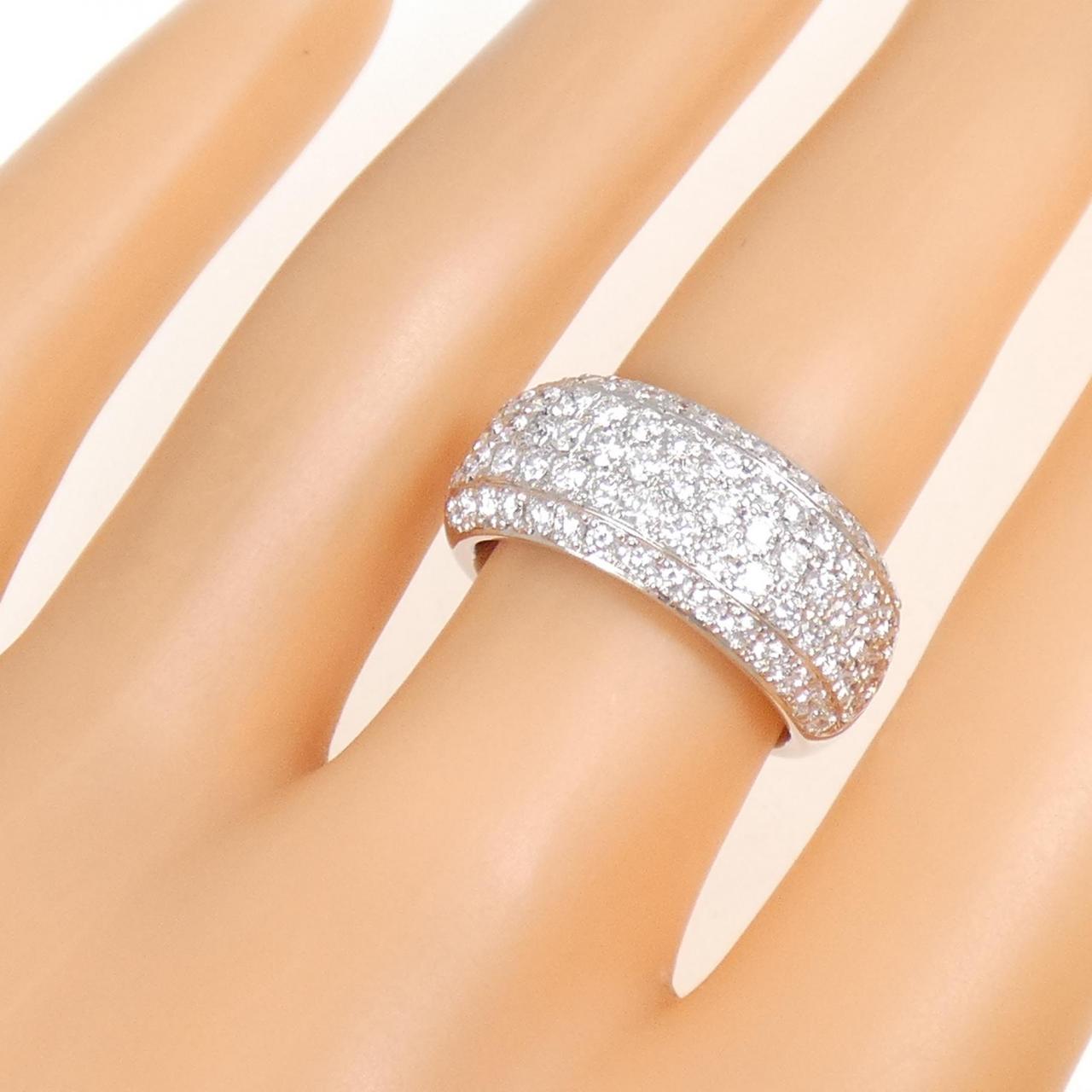 PT900 パヴェ ダイヤモンド リング 1.40CT