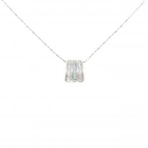 K18WG ダイヤモンド ネックレス 0.24CT