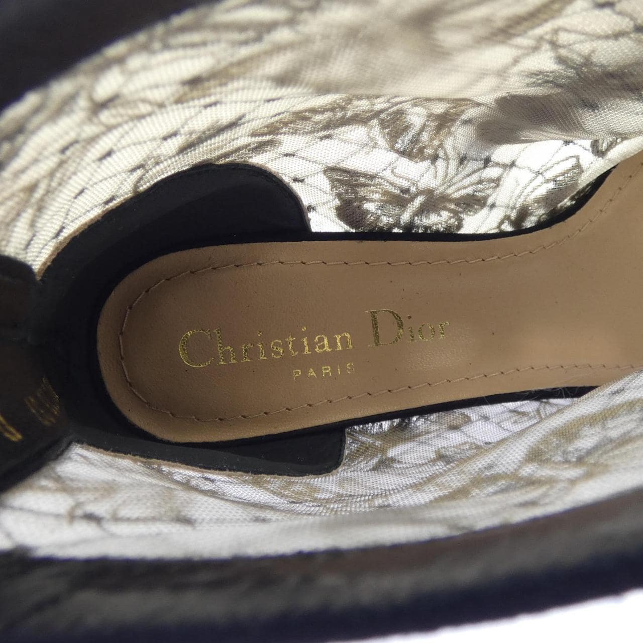 クリスチャンディオール CHRISTIAN DIOR バタフライ エンブロイダー NAUGHTILY-D ブーツ