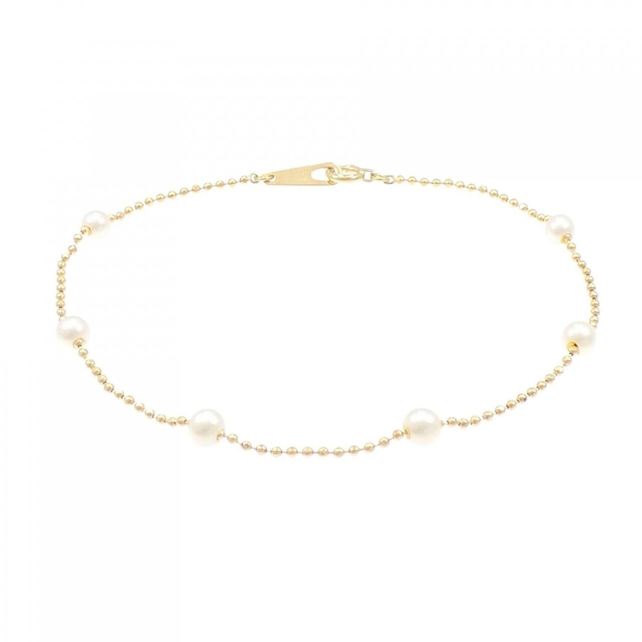 K18YG Akoya pearl bracelet