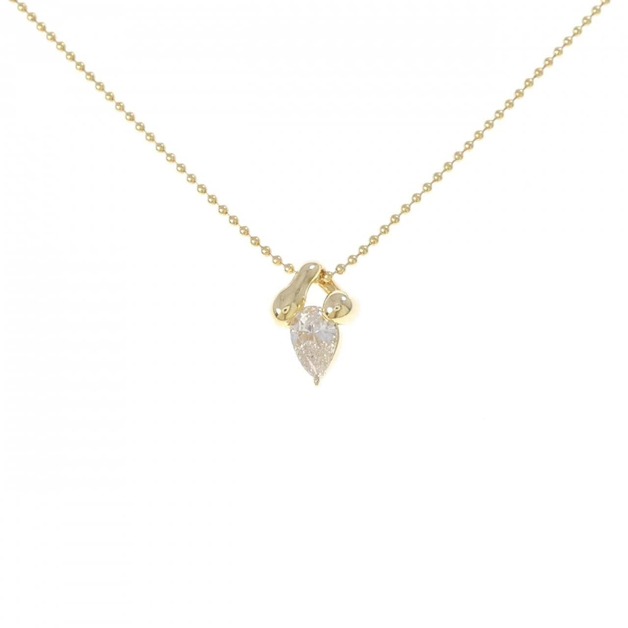 K18YG ダイヤモンド ネックレス 0.35CT