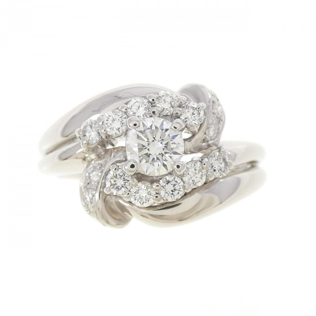 PT900 ダイヤモンド リング 0.306CT F SI1 Good