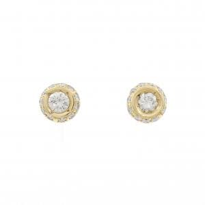 K18YG ダイヤモンド ピアス 0.38CT