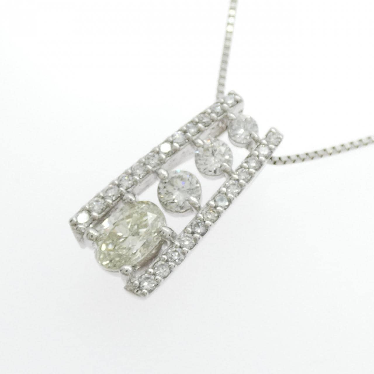 PT900/PT850 ダイヤモンド ネックレス 0.538CT