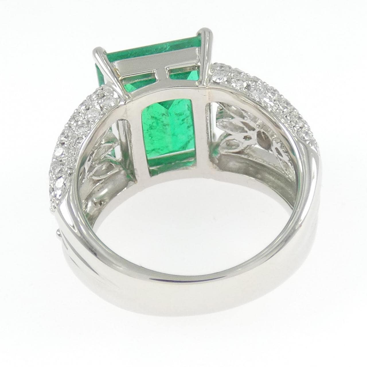 PT900 エメラルド リング 6.04CT コロンビア産
