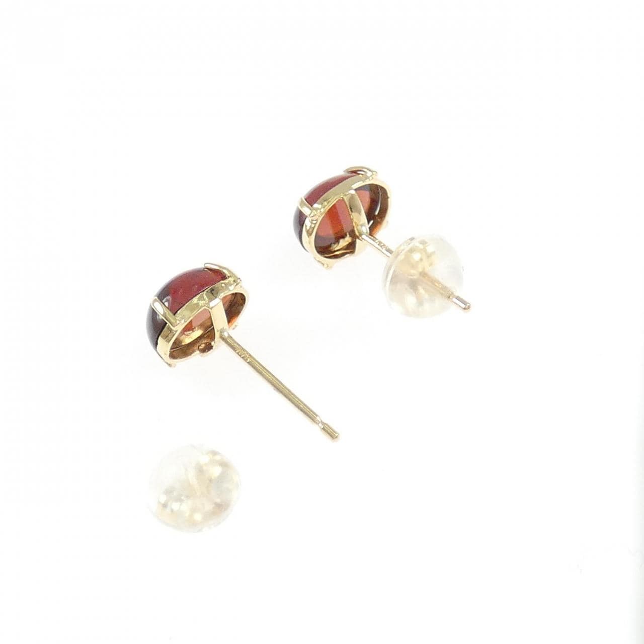 K18YG ガーネット ピアス