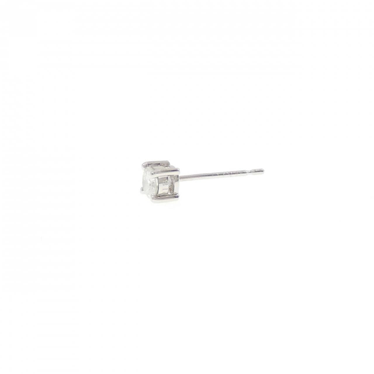 PT900 ダイヤモンド ピアス 0.18CT 片耳
