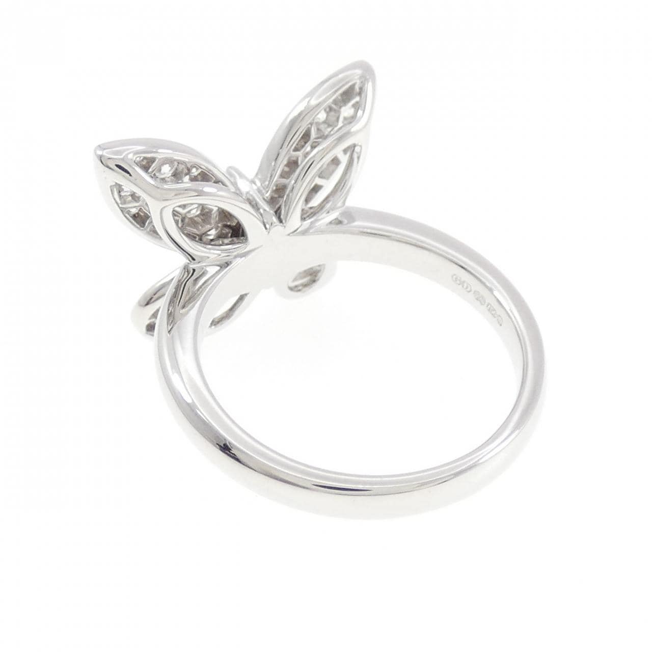 グラフ パヴェ バタフライ シルエット リング
