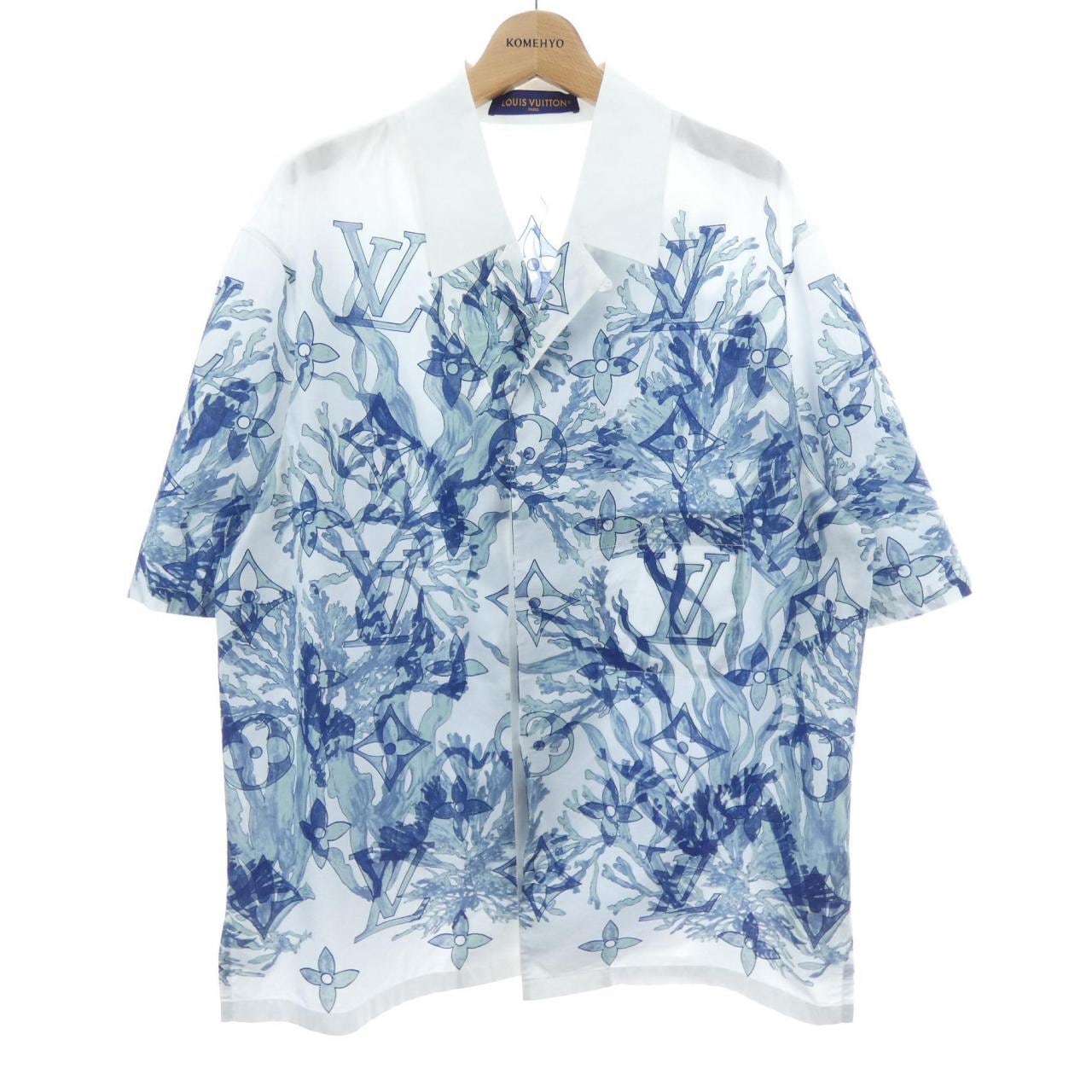 ルイヴィトン LOUIS VUITTON グラフィックショートスリーブコットンシャツ HPS36WAAV S／Sシャツ