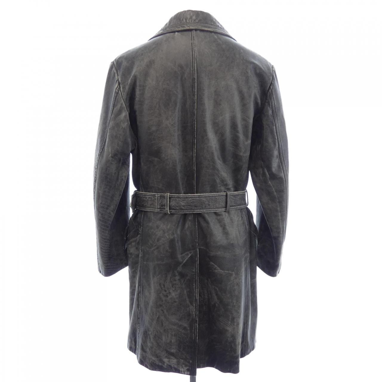 ドルチェアンドガッバーナ DOLCE&GABBANA G0309L/FULPP レザーコート