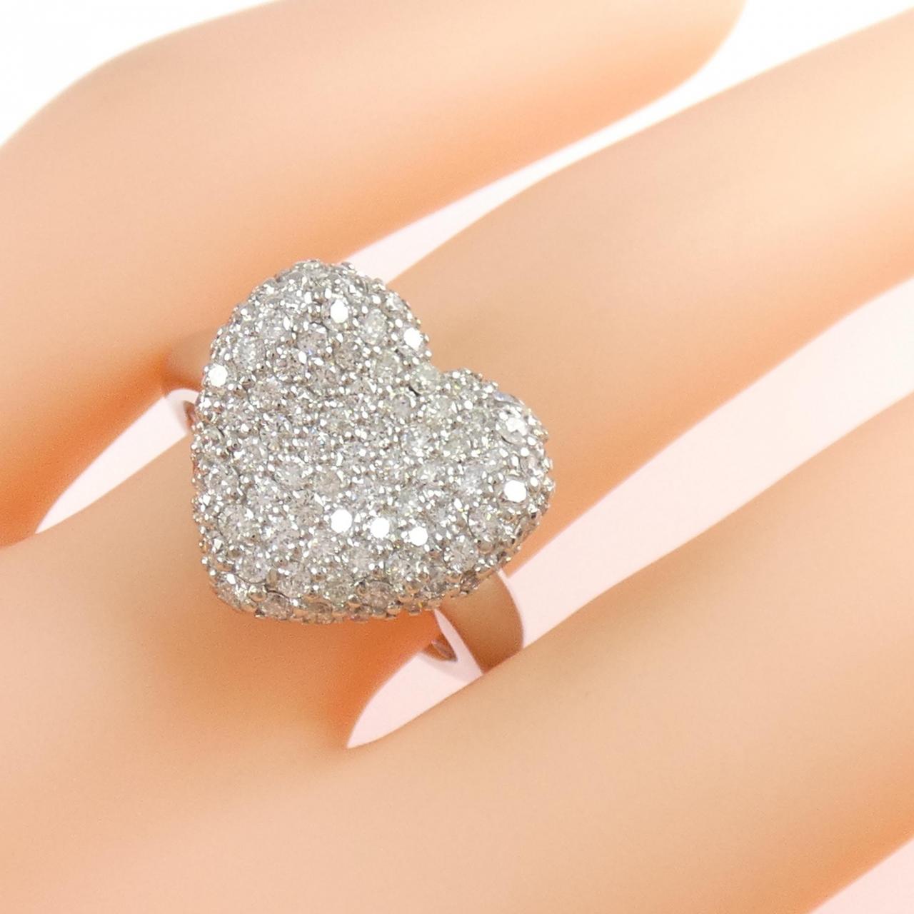 PT900 ハート ダイヤモンド リング 1.00CT
