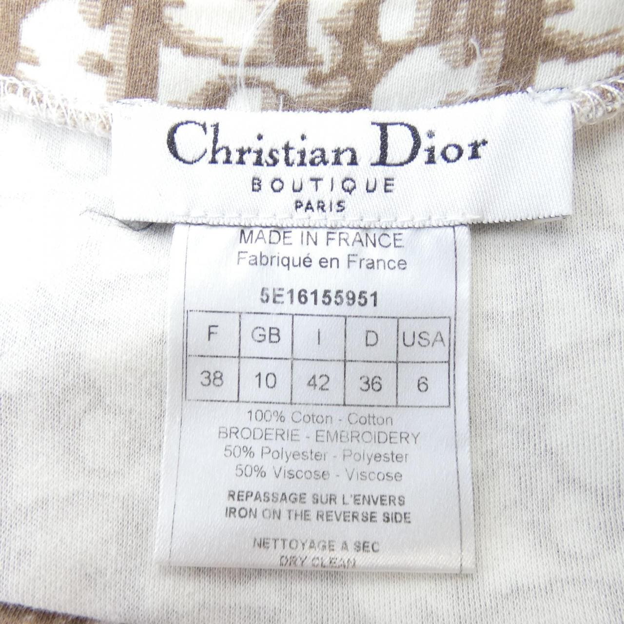 [vintage] 克里斯汀DIOR T 恤
