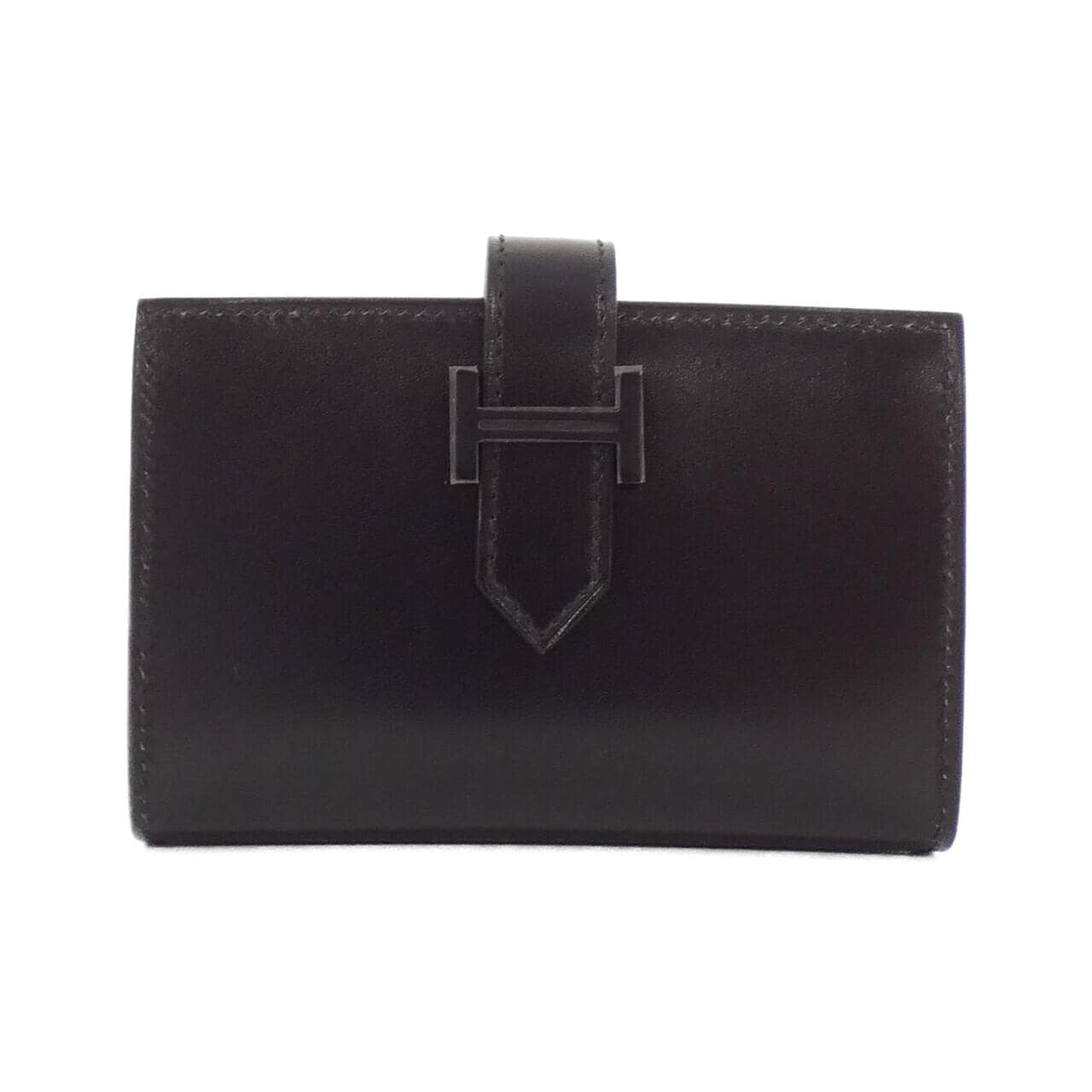 [Unused items] HERMES Bearn Mini Monochrome 084690CH Wallet