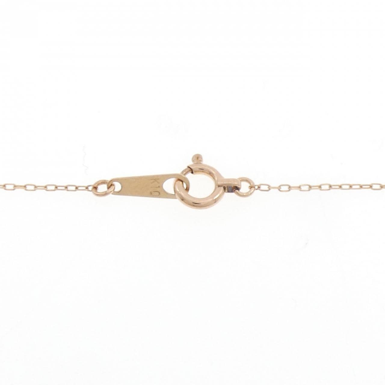 K10PG单钻钻石项链 0.04克拉