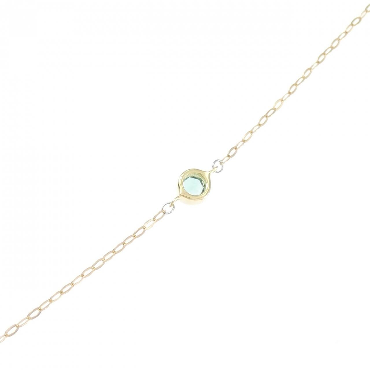 K18YG エメラルド ネックレス 3.00CT