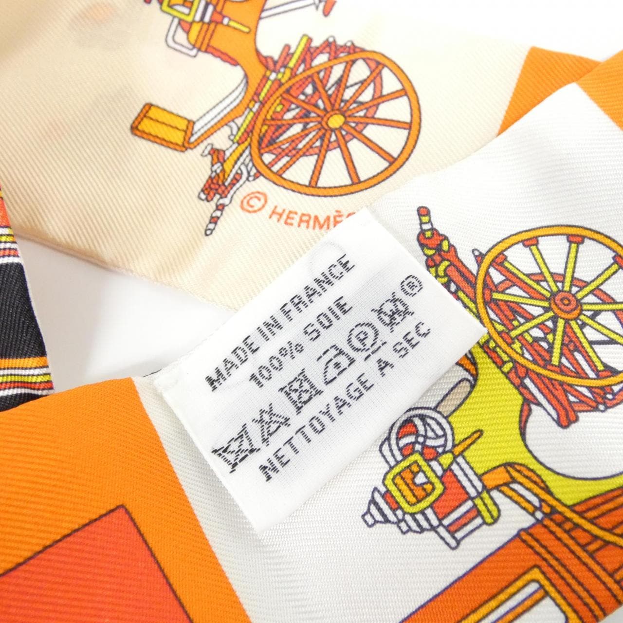 エルメス VOITURES EXQUISES ツイリー 063429S スカーフ