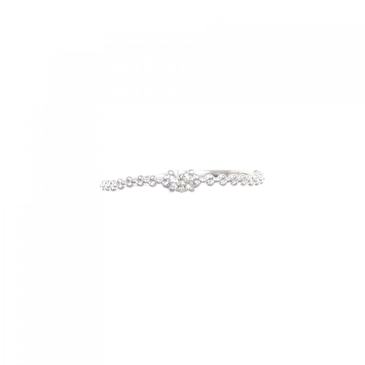 K10WG ダイヤモンド リング 0.05CT