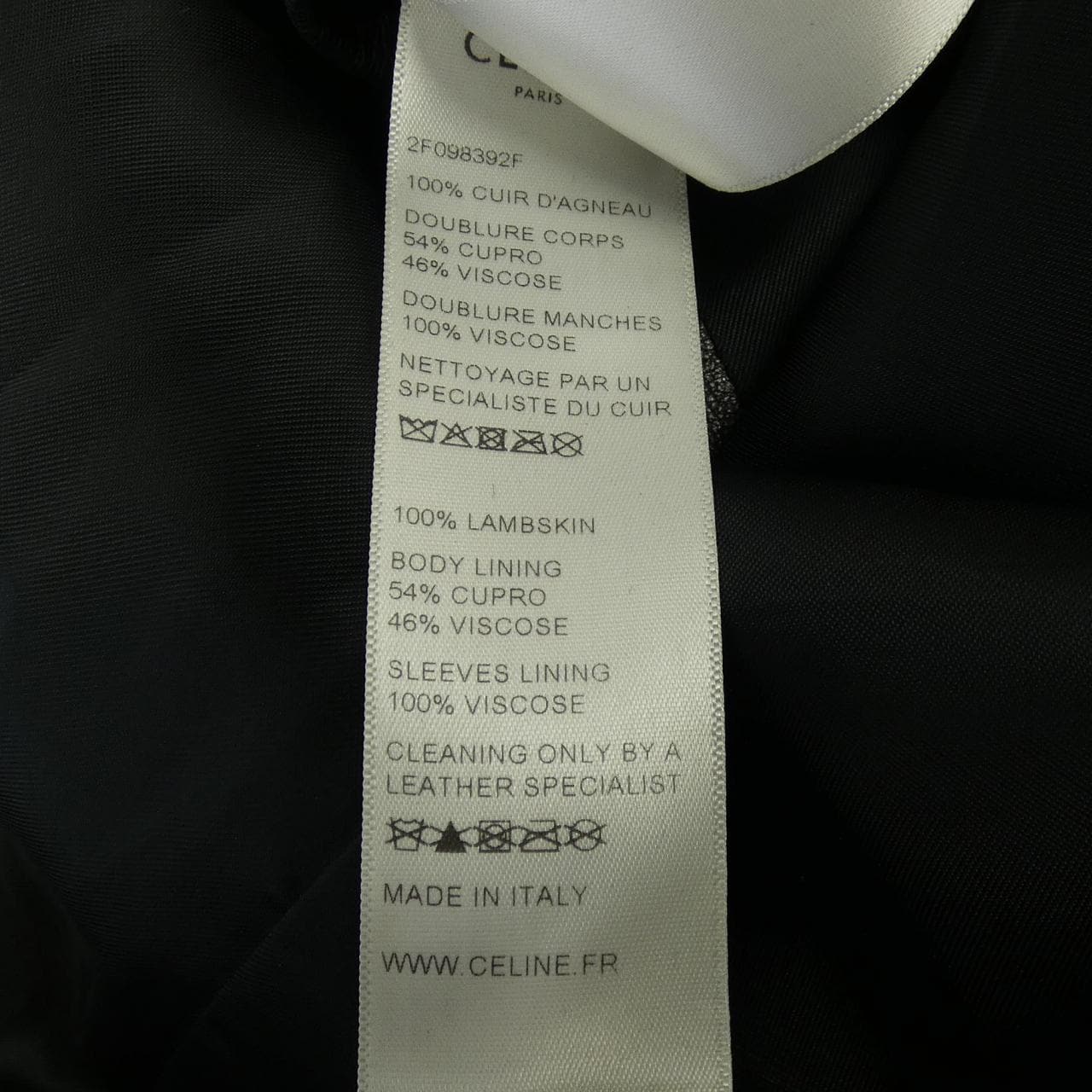 セリーヌ CELINE 2F098392F レザージャケット