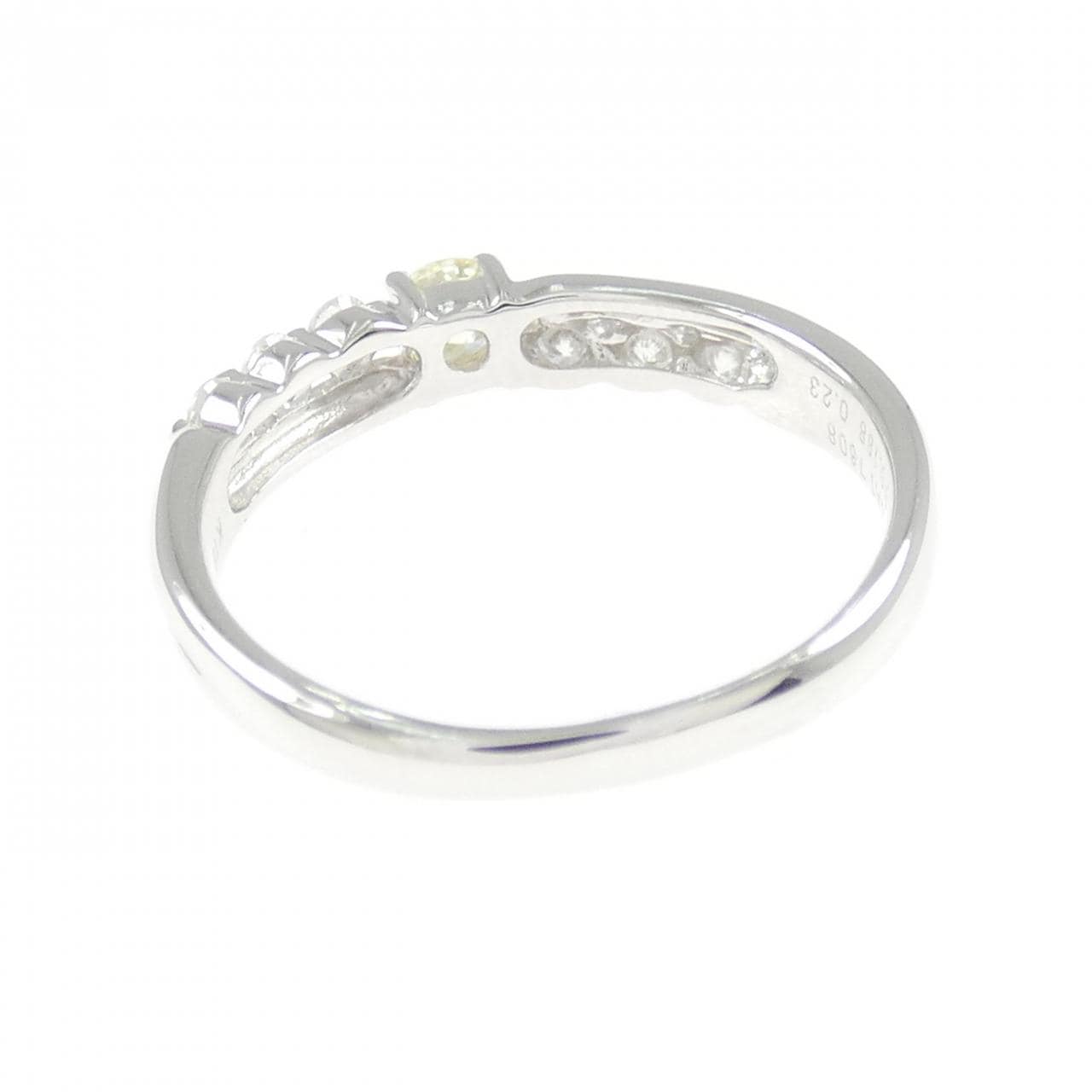 K18WG ダイヤモンド リング 0.188CT
