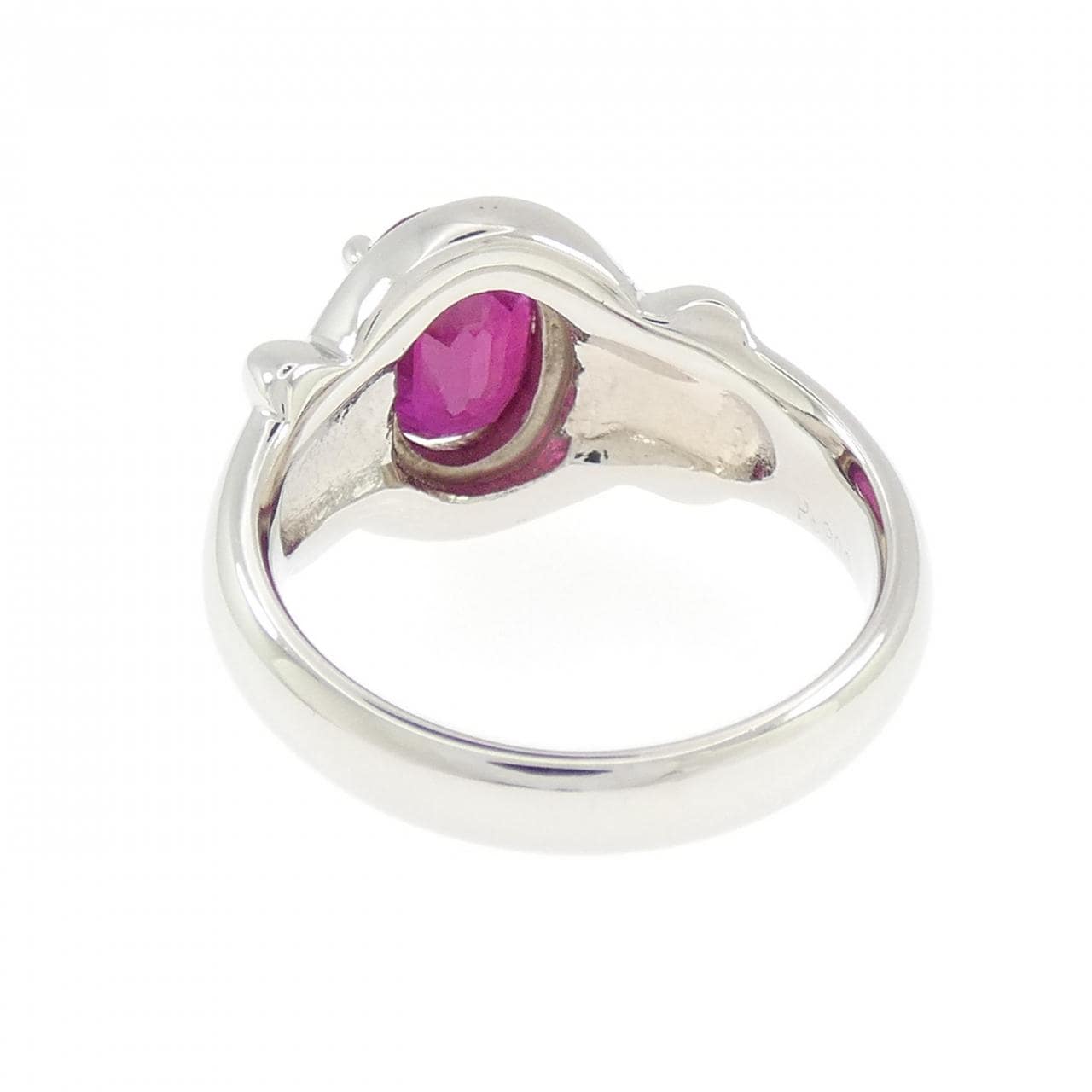 PT900 ルビー リング 2.55CT