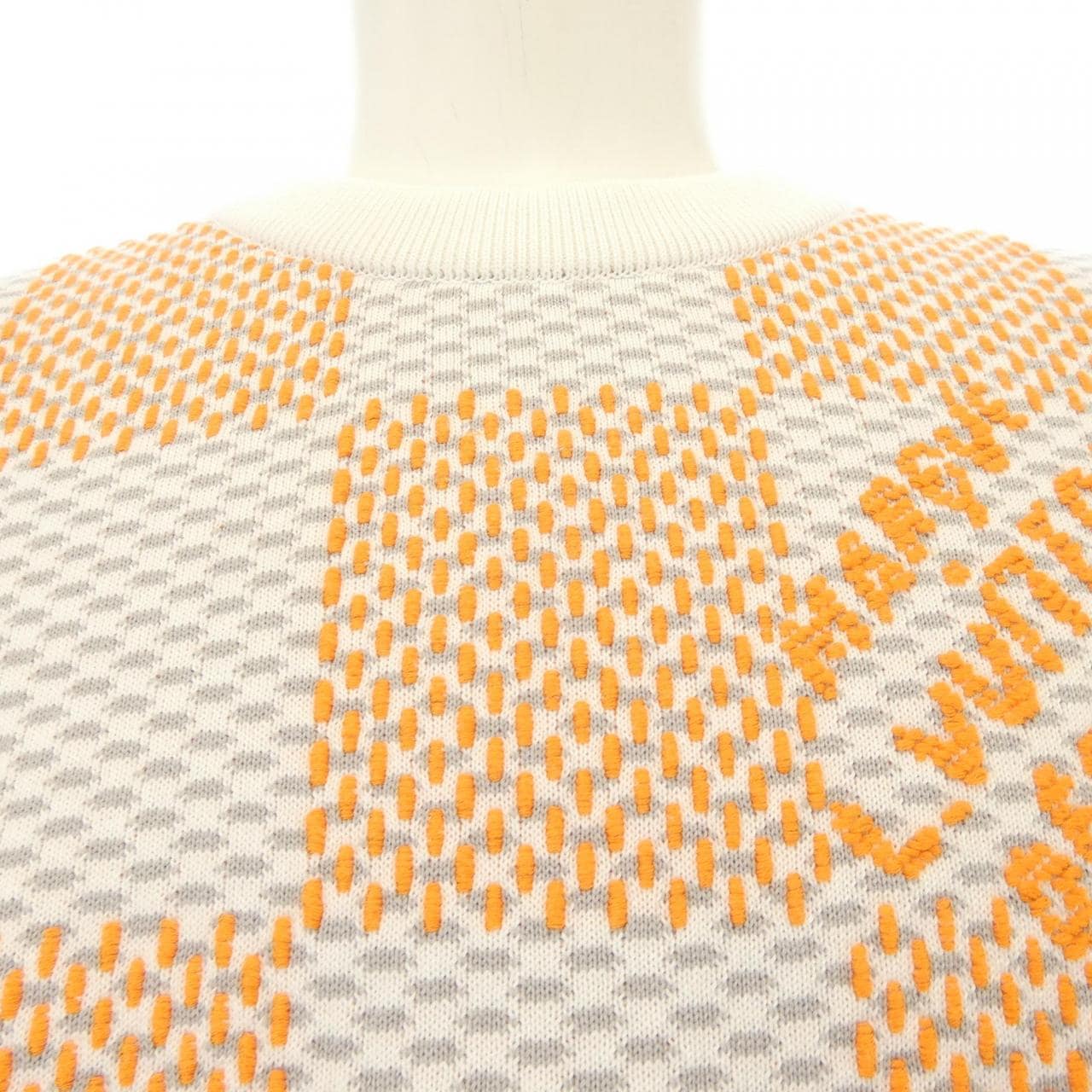 ルイヴィトン LOUIS VUITTON ダミエジャガードコットンプルオーバー HQN81WZ34 ニット