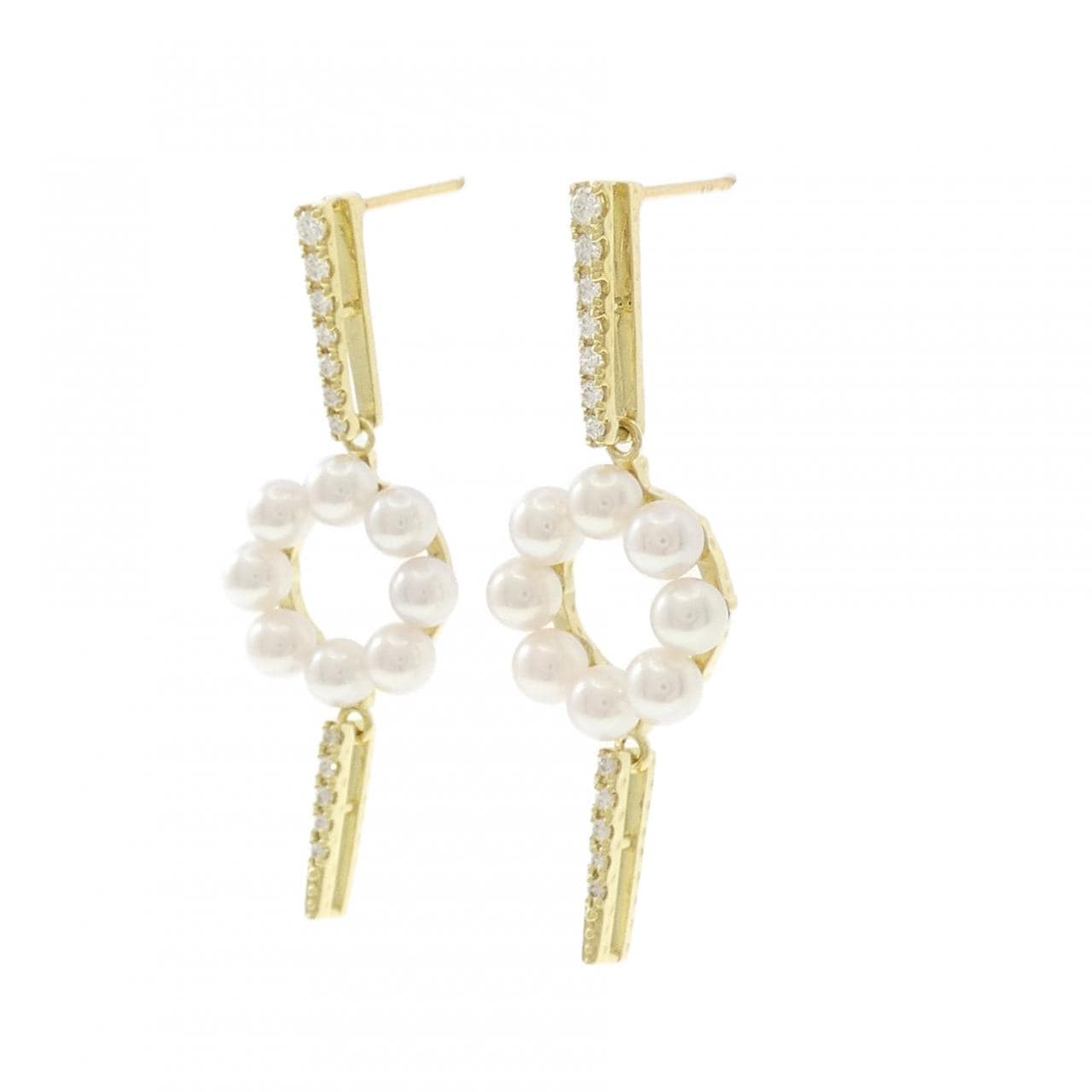 K18YG アコヤパール ピアス