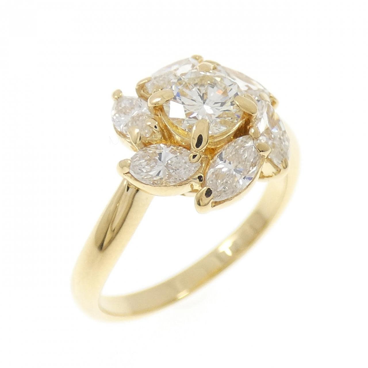 K18YG ダイヤモンド リング 1.35CT