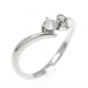 K18WG ダイヤモンド リング 0.15CT