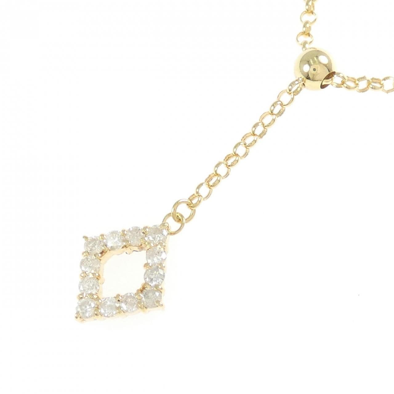 K18YG ダイヤモンド ネックレス 0.30CT