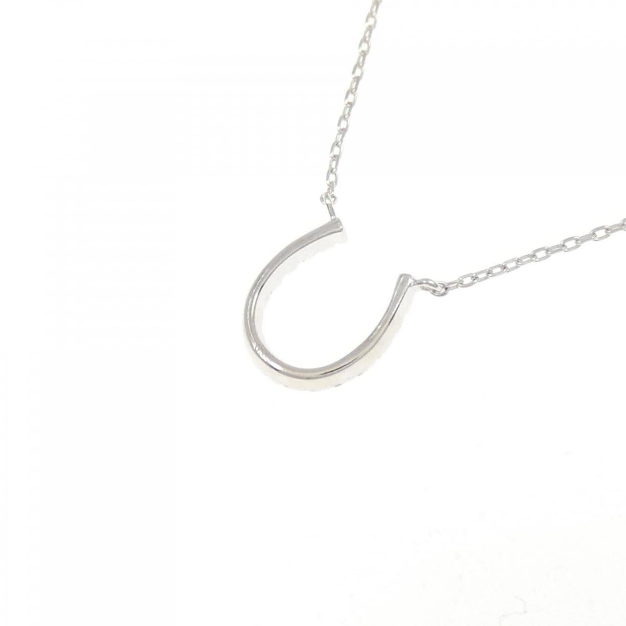 スタージュエリー ホースシュー ネックレス 0.05CT
