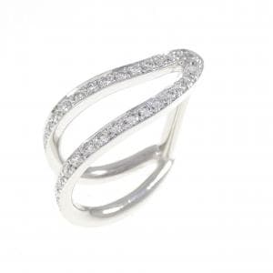 750WG ダイヤモンド リング 0.40CT